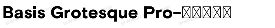 Basis Grotesque Pro字体转换